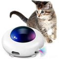 Modern Design Electric UFO Style Automatic Rolling Sweeping Robot Smart Electronic Cat Interactive Toy