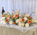 ALH54 Wholesale Artificial Silk Wedding Flower Table Runner