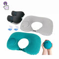 Promotional U-Shaped Lightweight Inflatable Travel Pillow Comfortable Car Headrest Positioner Easy to Use