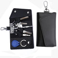 Wholesale Multifunctional Car Key Wallet New Fashionable PU Leather Key Holder Case with Keychain Pendant Organizer Passports