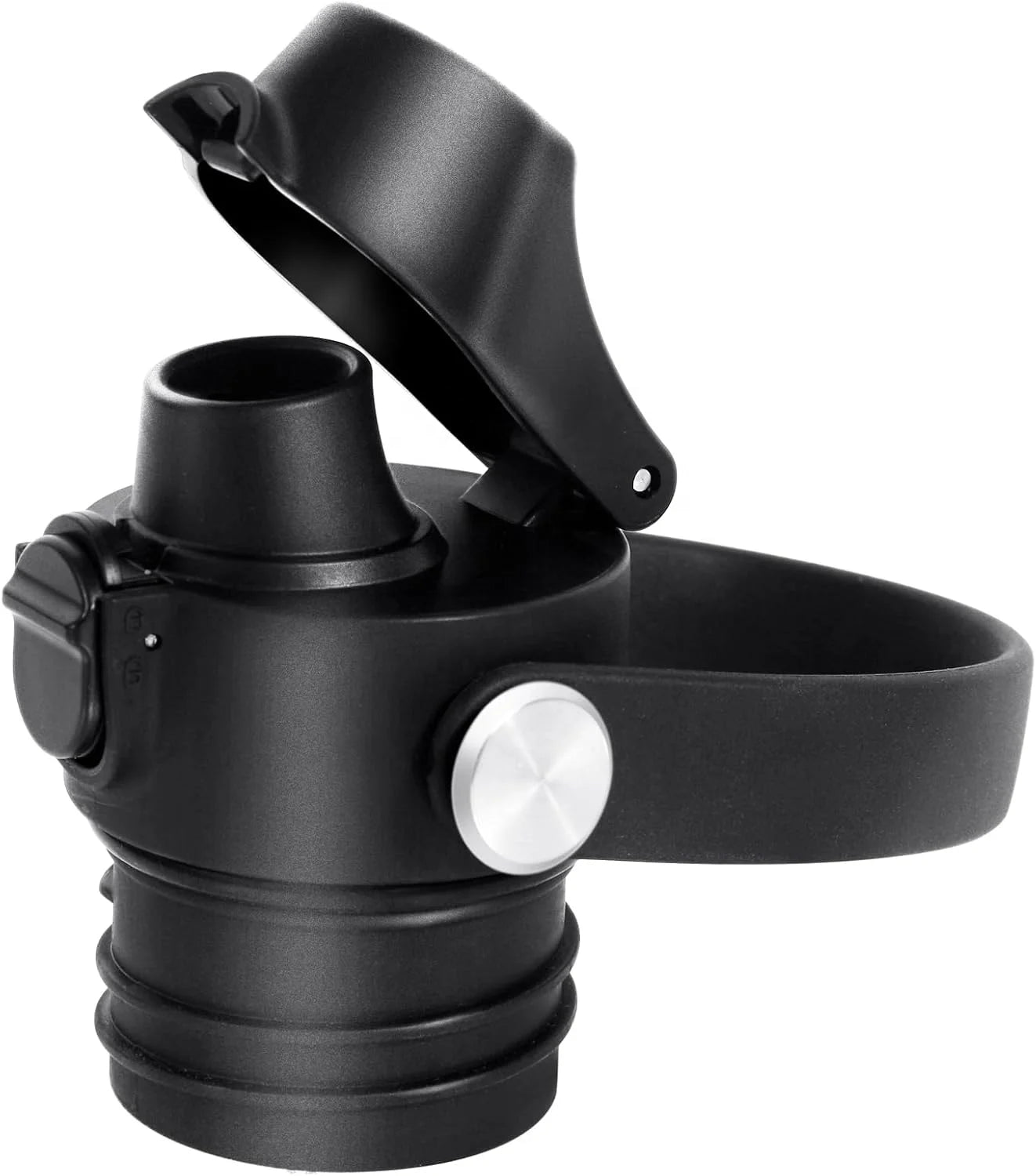 Patent Design Straw Lid for Metal Water Bottle 24hr Thermal Vacuum Flask Spout Lid  with BPA Free Lid Leakproof