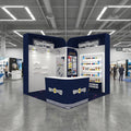 Customized Aluminum & Fabric Booth Design & Executing Shelves Peg Board Laminate Board PVC Panels for Trade Shows (Reusable)