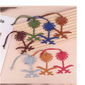 Women Bag Pendant Palm Tree Handbag Pendant PU Leather Bag Charms Backpack Charms