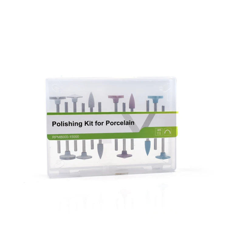 12pcs Vimel Dental Polishing Kits CE Certified for Composite Porcelain Amalgam Resin Polisher for Turbine Handpiece