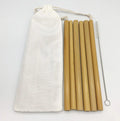 Eco Friendly Reusable Custom Logo Natural Bamboo Straw