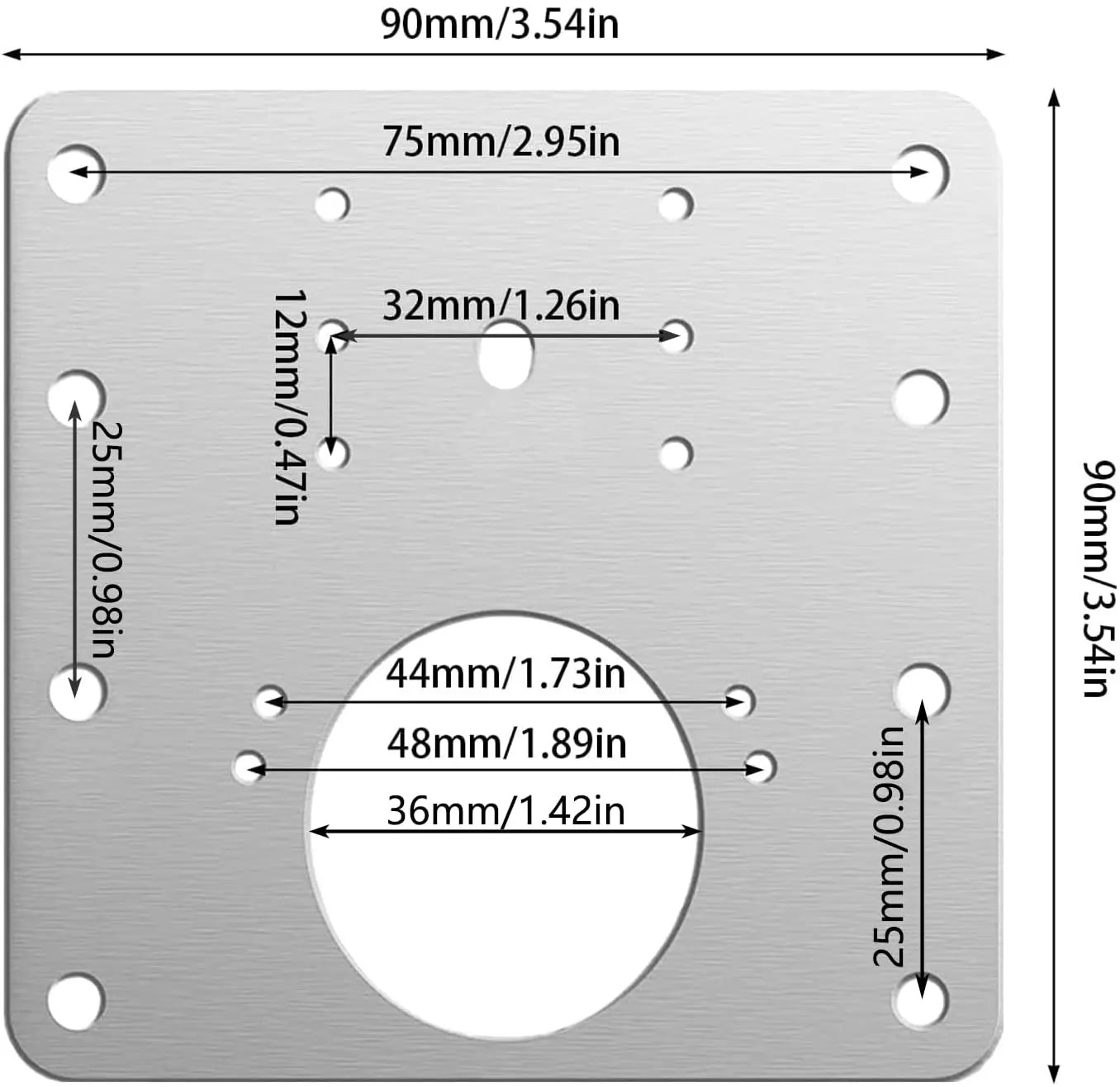 Hinge Repair PlateCabinet Hinge Repair Plate with Customized ScrewsStainless Steel Kitchen Cupboard Door Hinge Repair Brackets