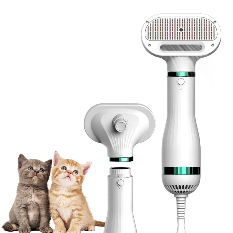 Pet Dog Dryer Pet Comb with Hair Dryer for Travel Outdoor Electric Pet Grooming Dryer