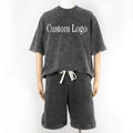 Evertop Custom Logo T-Shirt and Shorts Set Wholesale Personalized Cotton Sports Spring SeasonSportswear Bottom Wear