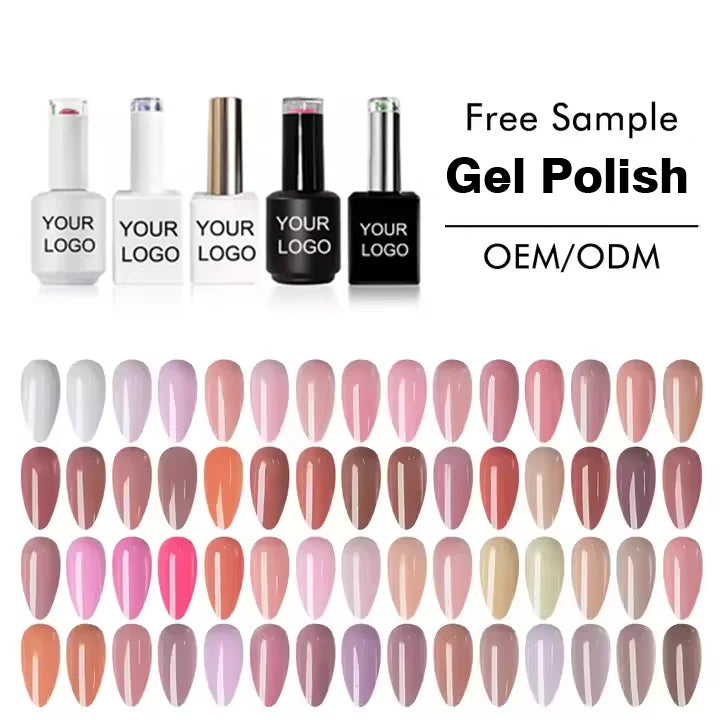 Top Quality 15ml Odorless UV Gel Polish Non-Toxic Semi Transparent Neon Jelly Colors Nail Polish Varnish DIY TPO Free