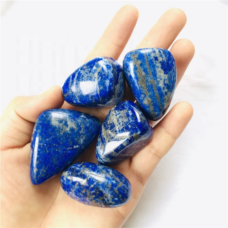 Wholesale Natural High Quality Polished Gemstone Blue Lapis Lazuli Tumbled Crystal Stones for Decoration