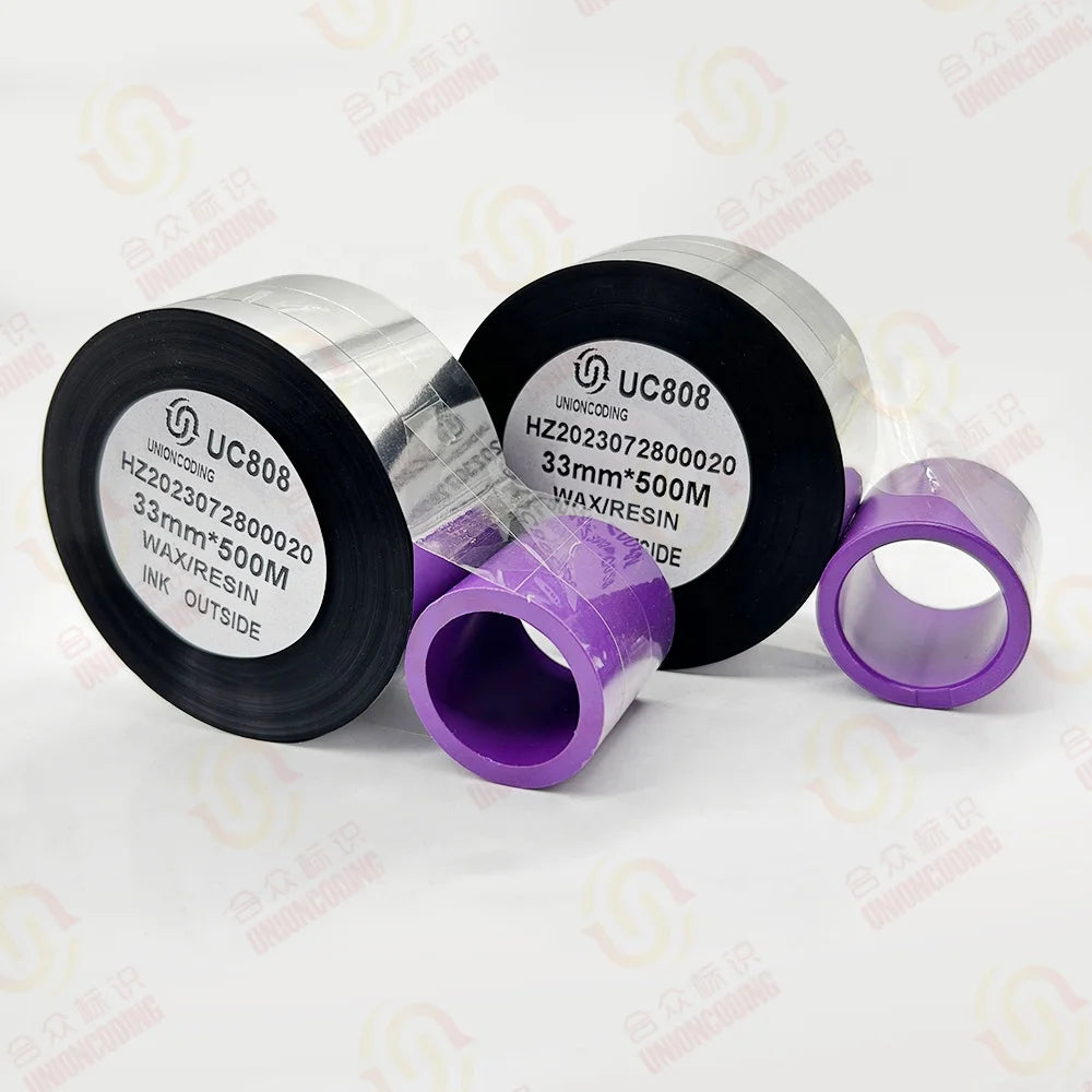 UNIONCODING 33mm 600M Videjet 6210 Markem Smartdate  Ribbon Printer Markem Carbon Ribbon