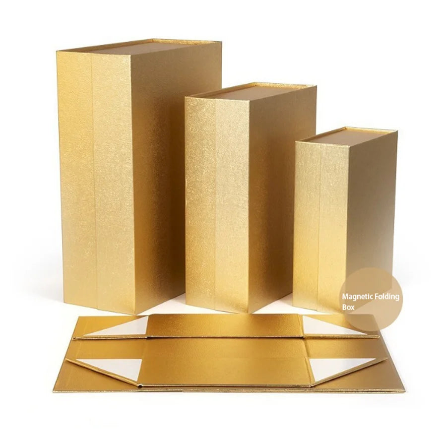 Wholesale Custom Logo Printed Rigid Paper Package Cardboard Folding Magnetic Gift Boxes