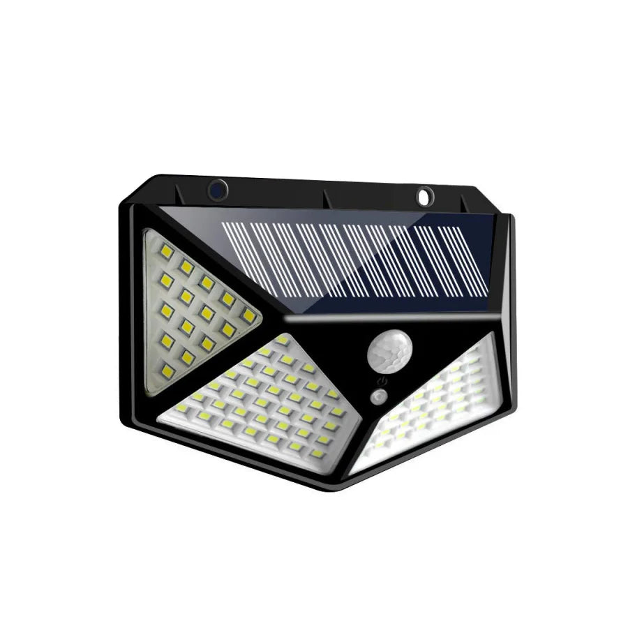 Factory Direct Outdoor Lights Solar Ip65 Waterproof Solar Wall Lamp 100LED Garden Light Solar