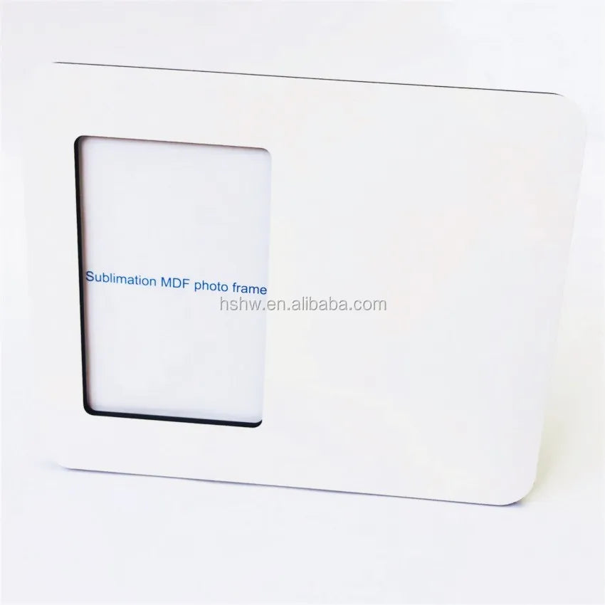 MDF 5mm Thick 8x10" Eco-Friendly Photo Frame with Sublimation Heat Press Blank for Home Office & Hotel Decoration