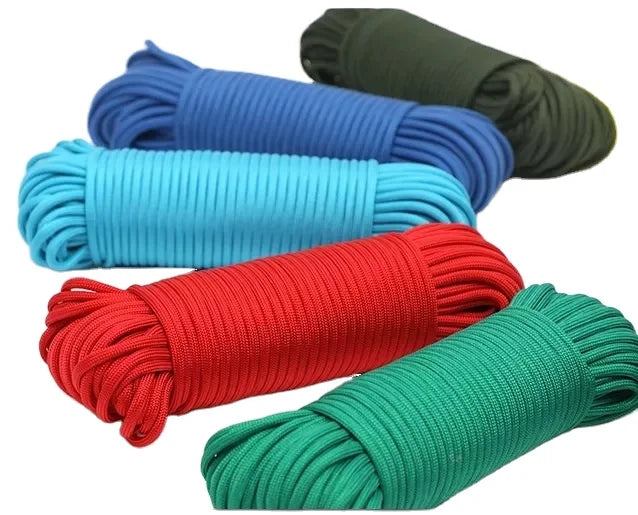 Best SUV for the Money Different Dimension Flexible Colored PP Braided Rope High Abrasion Resistance 16 Strand for Packing
