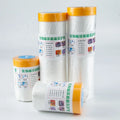 YOUJIANG  Pre Taped Plastic Painter Painting Film Decoration Light Weight HDPE Speedy Masking Film With Tape Roll for Car