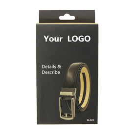 New Customized Belt Box Gift Boxes Folding Paper Design Accessories Package Custom logo