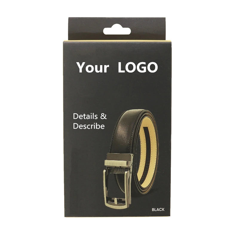 New Customized Belt Box Gift Boxes Folding Paper Design Accessories Package Custom logo