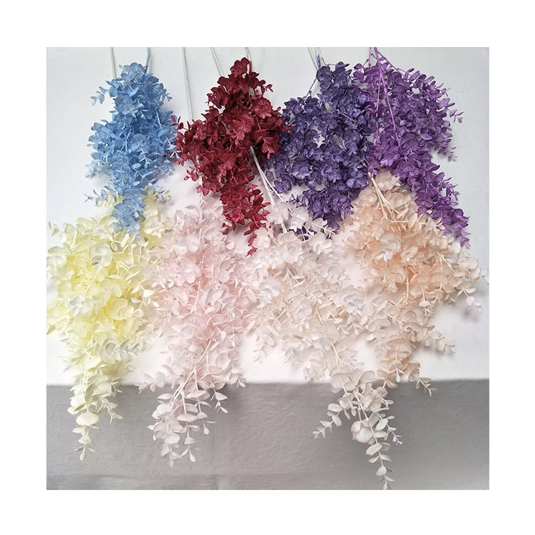Direct from Manufacturer 6-Branch Soft Rime Mini Grass Artificial Plastic Flowers Bundle
