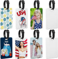 Home Decoration Travel Customized Logo Personalized Blank Sublimation Polyester Luggage Tag