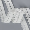 White Small Elastic Lace Band for Underwear Garment Use Customizable Color & Style Eco-Friendly