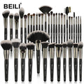 BEILI OEM Fashion 38PC Makeup Brush Set Low MOQ Vegan Women Cosmetics Make up Brushes Quality Tools Set