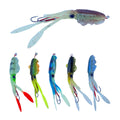 EGI Soft Plastic Squid Lures Bait 15cm 60g Octopus Squid Skirts Soft Lure Artificial Bait