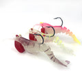 Fishing Soft Shrimp Lure Colorful Sinking Lead Fishing Soft Shrimp Lure with Hooks Luminous UV Shrimp Soft Fishing Lure