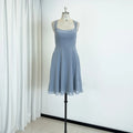 TEENYEE Casual Lace Cocktail Pockets Women Party Dress Bridesmaid Dresses Short Wedding Dress for Bride Maid