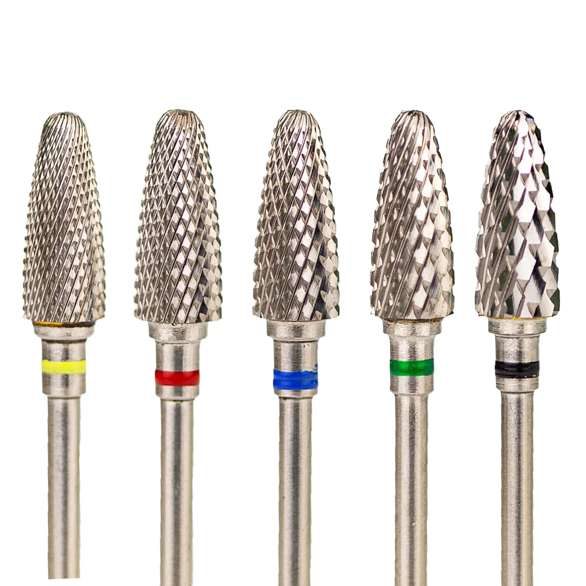 Right Hand 6.0mm Flame Sharp XF F M C XC Silver Safety Professional Corn Tungsten Carbide Nail Bit for Drill Machine Accessories
