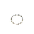 Light Luxury Impulse Modern 925 Sterling Silver Anti Fidget Silver Beads Reduce Anxiety Relief Finger Ring for Women Supplier
