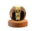 Galaxy Warm Light Cube Crystal 3D Illusion Wood Lamp Wood Led Base Lamp Base Nightlight for Birthday Gifts 3d Night Light Lamp