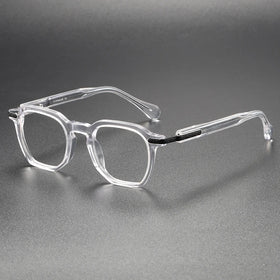 80855 Transparent Computer Glasses Frame Women Men Anti Blue Light Square Eyewear Blocking Glasses Optical Spectacle Eyeglass