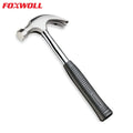 Solid Tubular Steel Handle Non slip Rubber Grip Handle Straight Claw Hammer