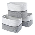 XINYIDE Custom AmazonQuality Folding Woven Small Basket Home Cotton Rope Storage Basket with Wholesale