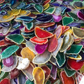 Wholesale Natural Quartz Stone Irregular Sliced Quartz Cup Tea Crystal Agate Slice Holder Agate Coaster Slices for Wedding