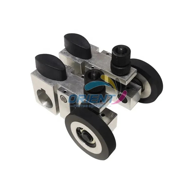 Quality Forwarding Runner Assembly Bracket M2.016.232F M2.016.245F Rubber Wheel for Heidelberg Forwarding Roller Shaft