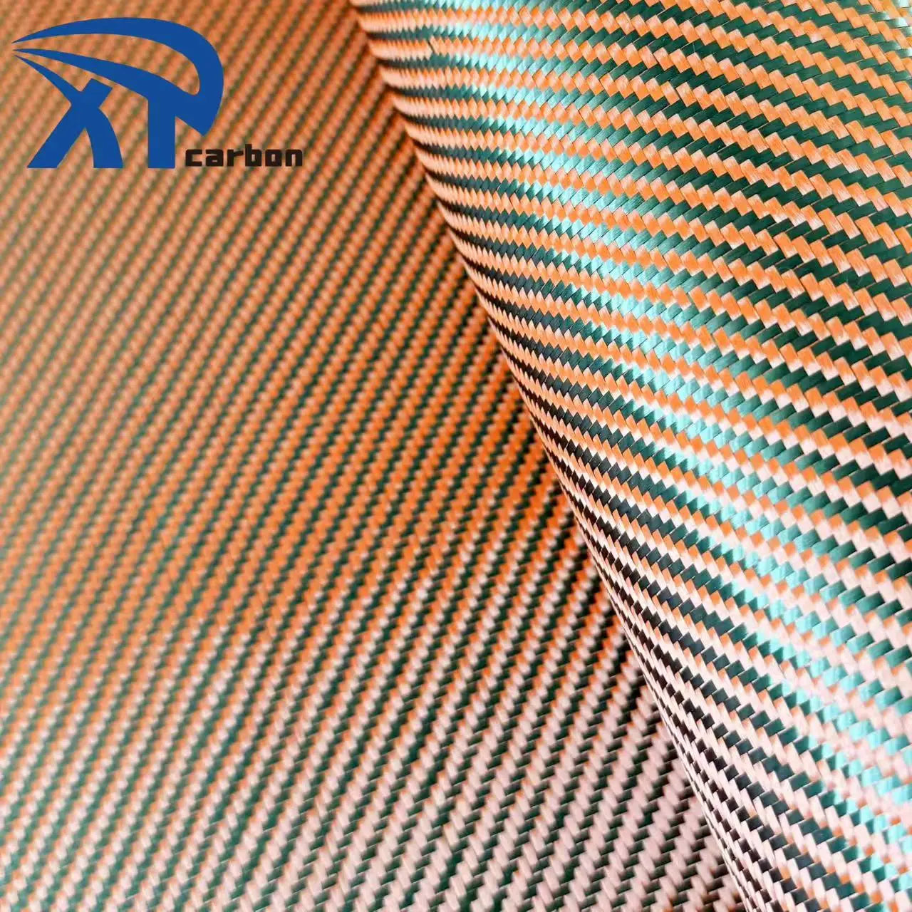 Listed on the New Orange Aramid High-level Cases 3k Carbon Fiber Mixed Special Hybrid Fabric
