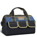 AIRAJ Customizable Waterproof Electrician Tool Belt Bag Polyester Oxford Cloth Folding Design 10-14 Pockets Garden Tool Kit for