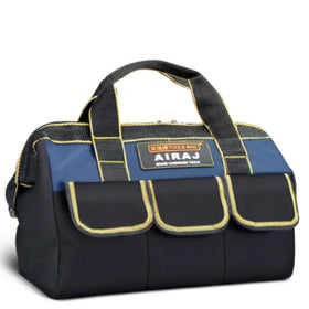 AIRAJ Customizable Waterproof Electrician Tool Belt Bag Polyester Oxford Cloth Folding Design 10-14 Pockets Garden Tool Kit for