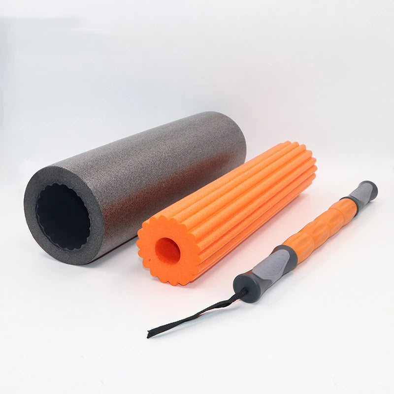 Muscle Massage 3 in 1 Foam Roller Gym Fitness Muscle Yoga Pilates Body Mini Yoga Mat Foam Roller