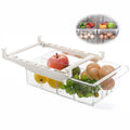 Kitchen Stackable Pull Out Fridge Shelf Holder Undercounter Egg Drawer Food Storage Box Fridge Refrigerator Drawer Organizer Bin