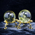 Crystals Healing Stones Ball Citrine Sphere Reiki Stone Crafts  for Meditation