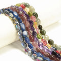 Wholesale Natural Rutilated Strawberry Quartz Amethyst Bracelet Crystal Bead Irregular Shape Stone Beads for Jewelry Making