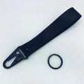 Custom Key Chain Lanyard with Black Metal Buckle Quality Nylon Strap Strong Professional Style Small Customizable Features