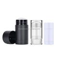 Customized 30ml Refillable Matte Black Plastic Deodorant & Antiperspirant Fragrance Cosmetic Deodorant Stick Container