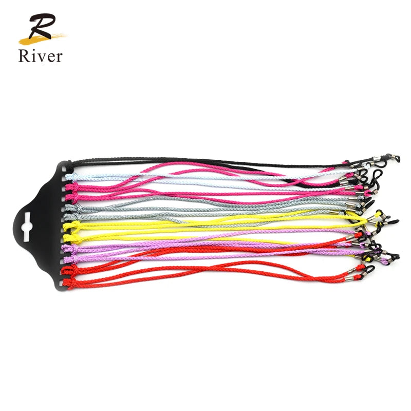 Colourful Sports Non slip  Fiber Sunglasses Chain Eyeglass Cord Glasses Strap Reading  Glasses Chains