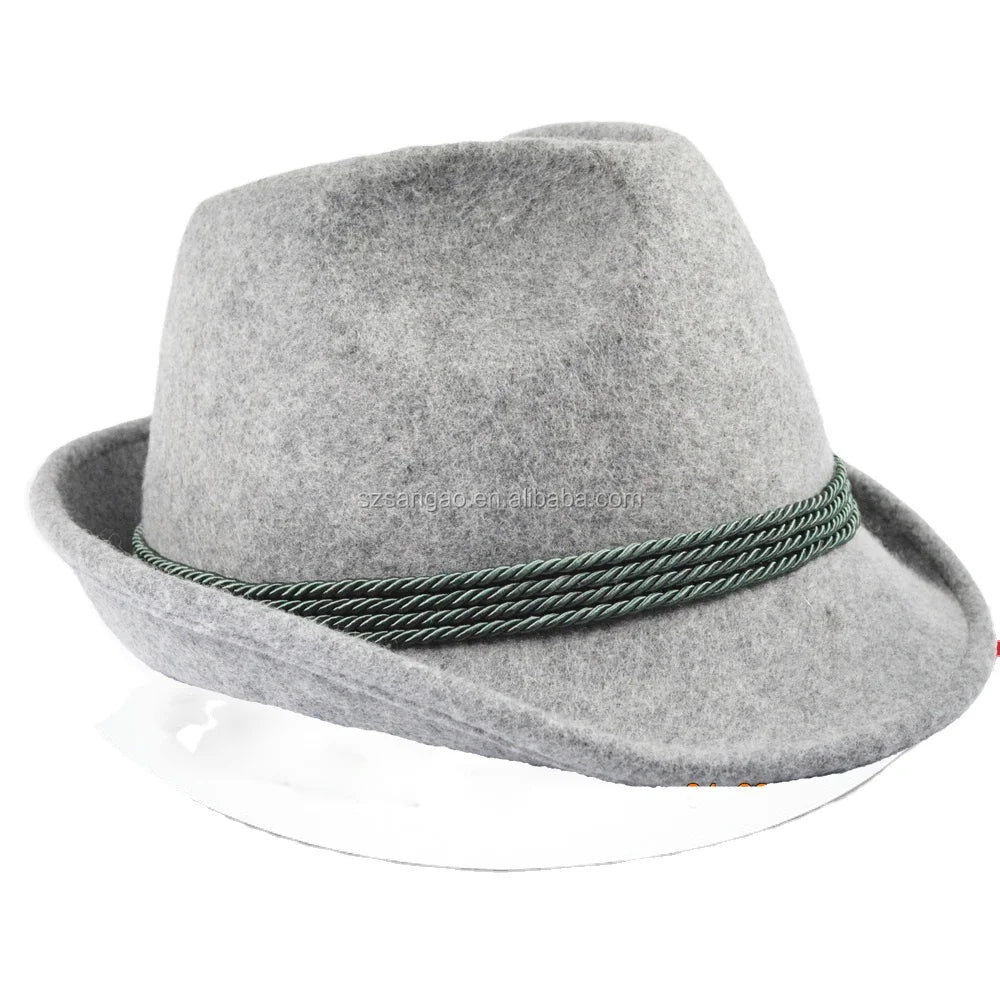 Wool Felt peak Hat or Cap with 52cm-61cm Wholesale 100%wool Germany Style Hats