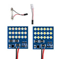 Led Car 12V  18 3030 Smd Led Module for Trunk Compartment Tricolor Interior Lamp Reading Light