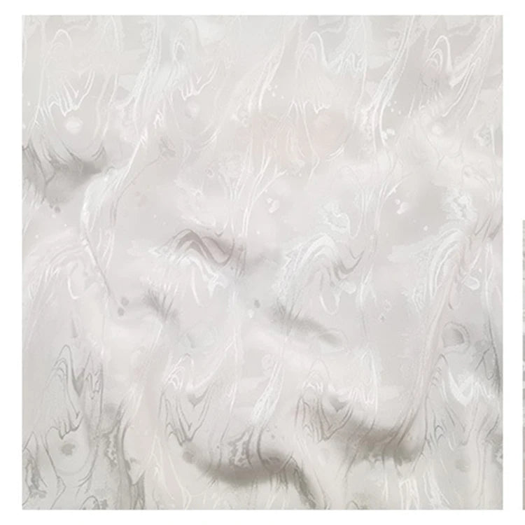 White Silk Jacquard Fabric Women Garment Dress Brocade Jacquard Satin Fabric Jacquard Brocade Fabric